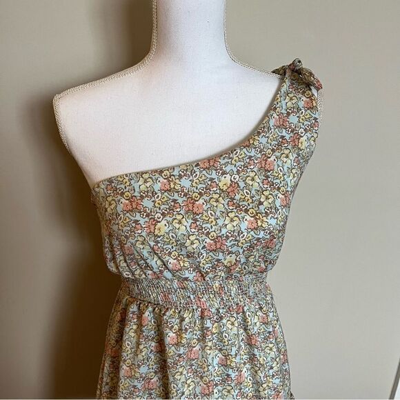 Altar’d State Ditsy Floral One Shoulder Dress - Picture 3 of 12